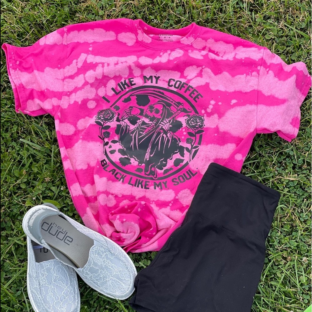 Custom neon pink size M and XL